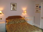 A double room at Hunters Lodge Hotel