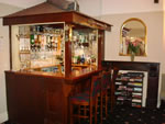 The bar at Hunters Lodge Hotel