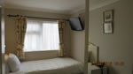Single bedroom at Hunters Lodge Hotel
